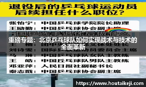 重磅专题：北京乒乓球队如何实现战术与技术的全面革新